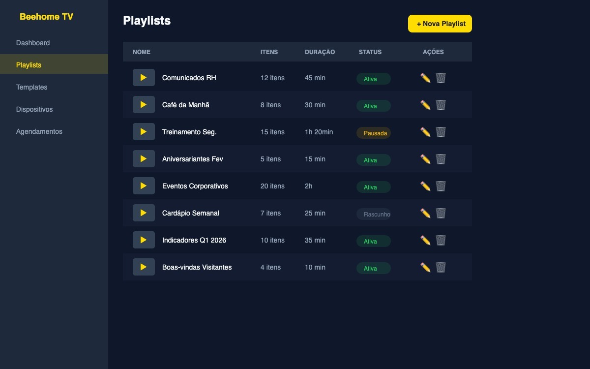 Playlists Beehome TV